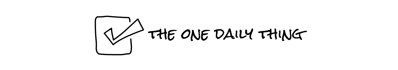 One daily thing checkbox